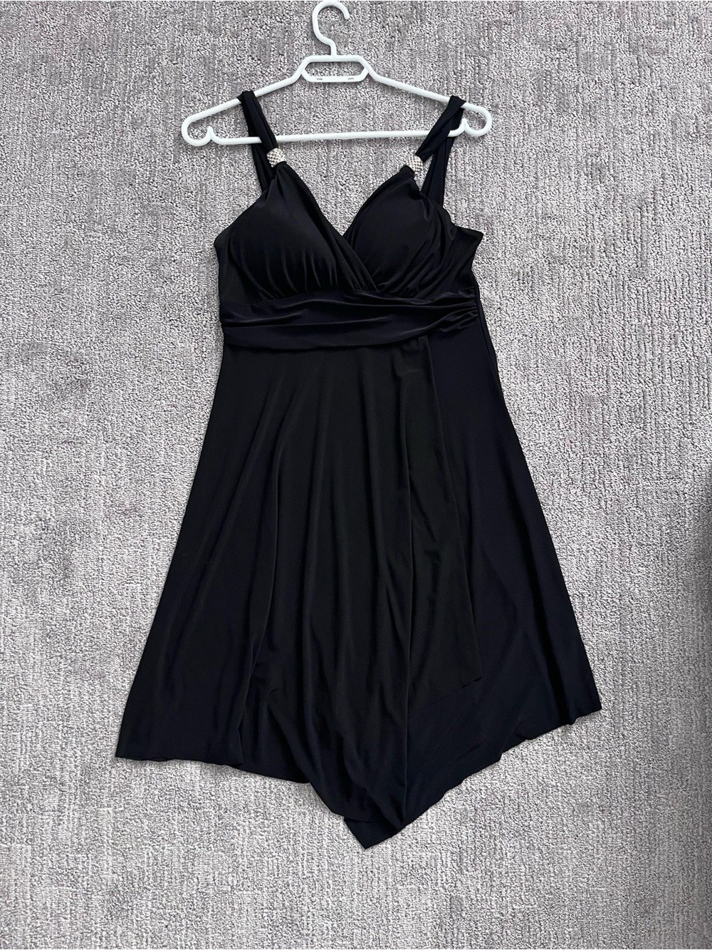 Elegant Black Midi Dress